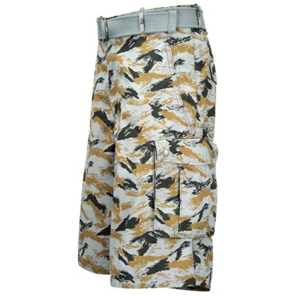 Levi's Men's Belted Camouflage Snap Cargo Shorts - Picture 3 of 5
